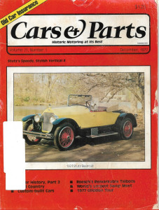 CARS & PARTS 1977 DEC - STUTZ'S SPEEDY VERTICAL 8, ROESCH TALBOTS, HARRY MILLER*